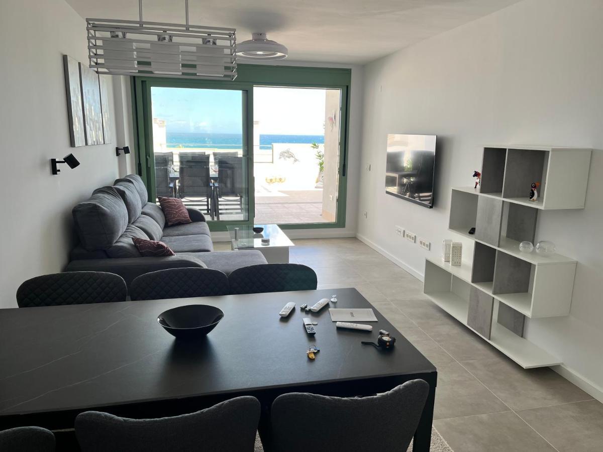 Lovely New Luxery Beach Apartment In Mojacar Playa Next To The Best Beach ภายนอก รูปภาพ